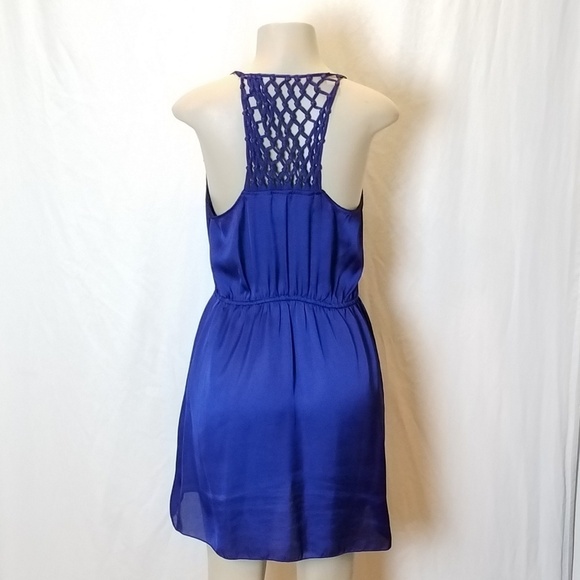 Xhilaration Dresses & Skirts - Xhileration Royal Blue Satin Mini Dress